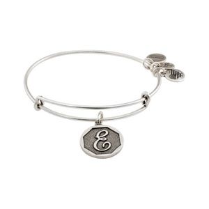 Alex & Ani Initial E Charm Bracelet